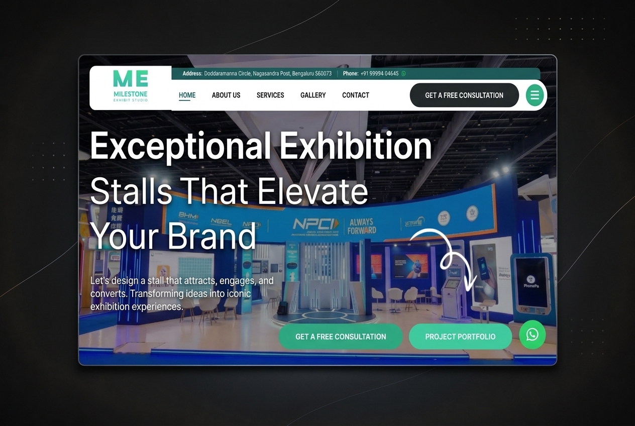 Milestone Exhibition Studio Showcase